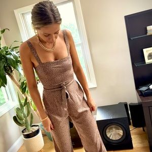 Abercrombie & Fitch Animal Print Jumpsuit XS